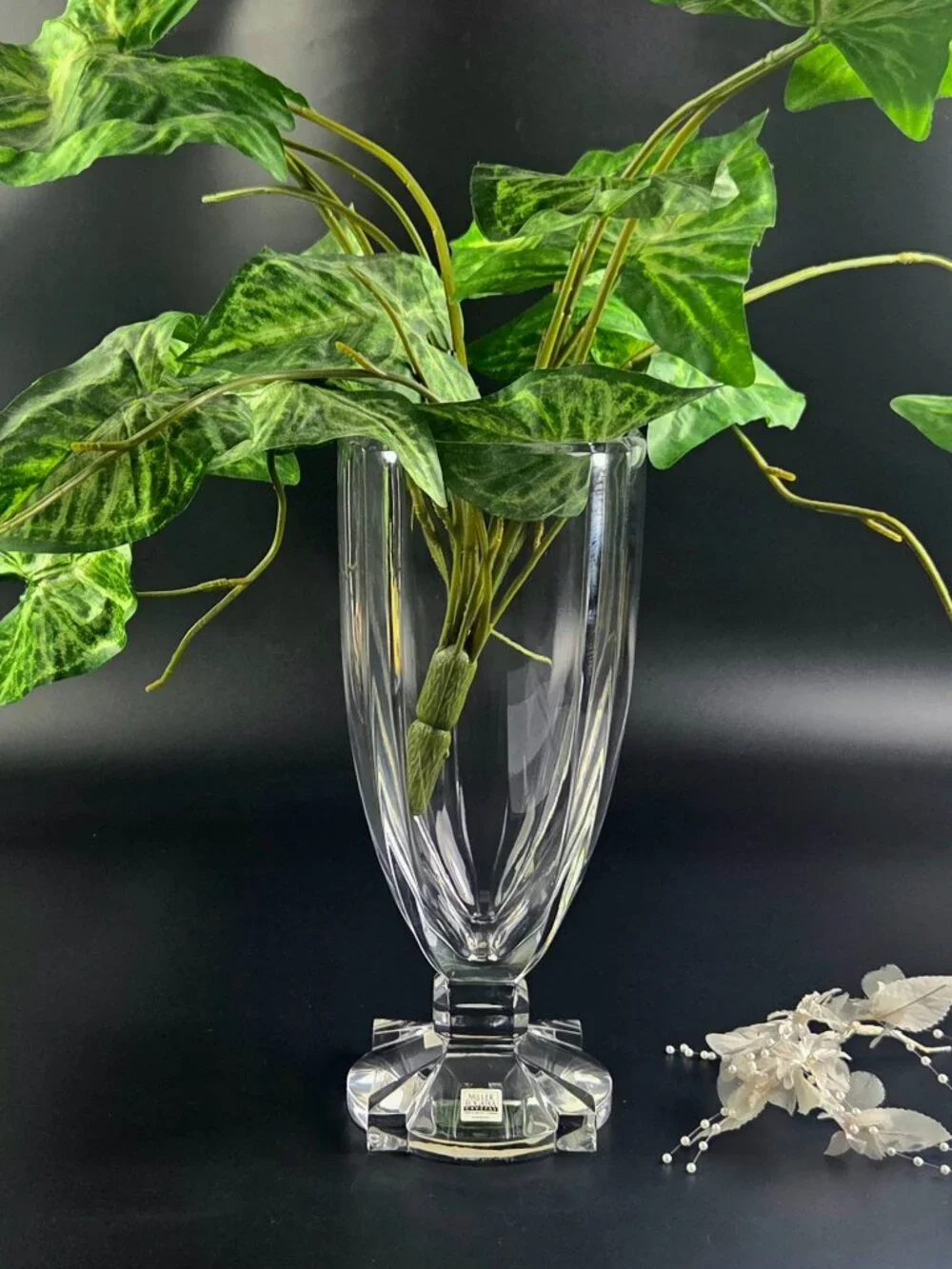 Vintage Rogaska Miller Heavy Crystal Vase – Made in Germany ✨🏺